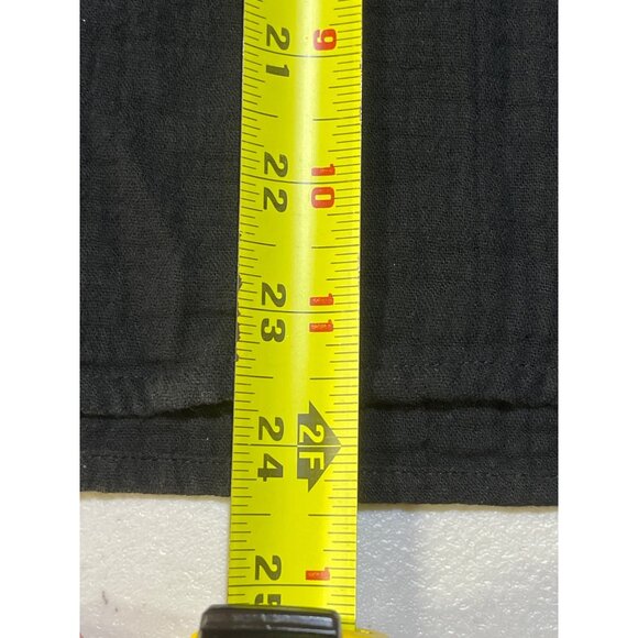 Style & Co Womens Medium Black Gauze Top - Picture 6 of 9